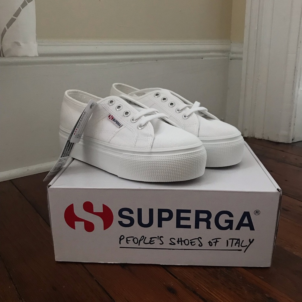 BRAND NEW White Superga Women’s Acotw Sneaker
